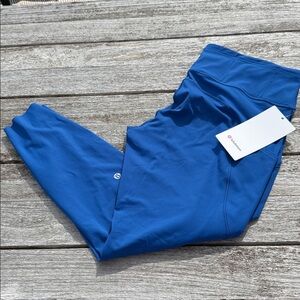 Lululemon Fast and Free High-Rise Tight 25" Nulux size 14 Symphony Blue NWT